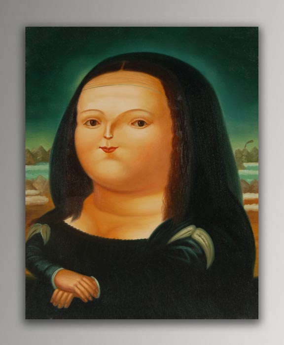 Poster del film botero monnalisa 50x40x2 cm in vendita